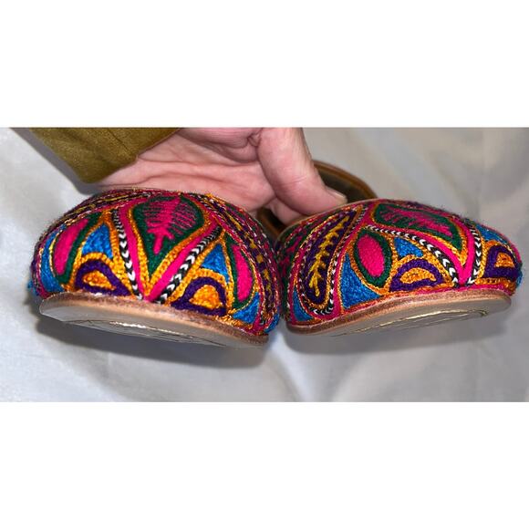 Fuchsia Olivia Embroidered Ballet Flats - Size 6R -‎ New without Tag - Picture 5 of 10